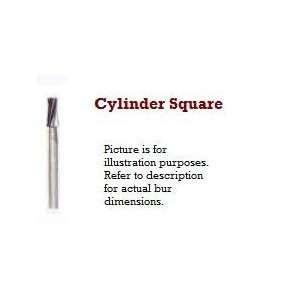 Cylinder Square Carbide Friction Grip Bur .8mm by Foredom  