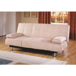  Homelegance Peat Microfiber Convertible Sofa