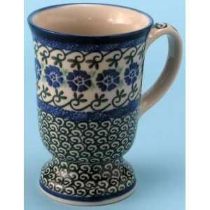 Polish Pottery 8 oz. Pedestal Mug 