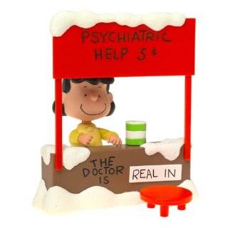 Peanuts Lucy Van Pelt with Psychiatric Mood Booth Playset   The Doctor 