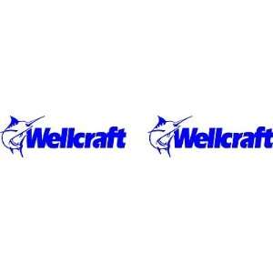 Wellcraft boat hull restoration decal Kit graphics   Made in USA size 