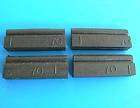 Rod Brake Pads Chrome Holders PAIR Raleigh Rudge NOS items in 