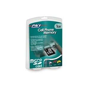  PNY 1GB MicroSD Memory Card P SDU1G RF3   Retail 