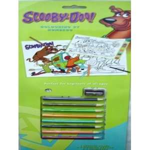  Anker International Scooby Doo Colouring By Numbers Gift 