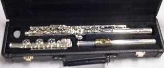 New Sterling Silver DC PRO JAZZ Series open hole flute w/gold lip 