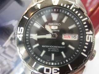   MENS AUTOMATIC WATCH 23 JEWELS STAINLESS IP BLACK ROU ORIGINAL  