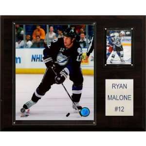  NHL Ryan Malone Tampa Bay Lightning Player Plaque
