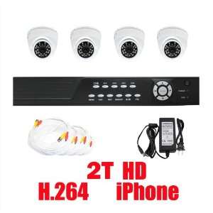  Package with (4) 520TVL 3.6mm Len Indoor Security Camera Camera