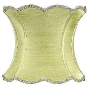    Green Extra Large Scallop Hourglass Lamp Shade: Home Improvement