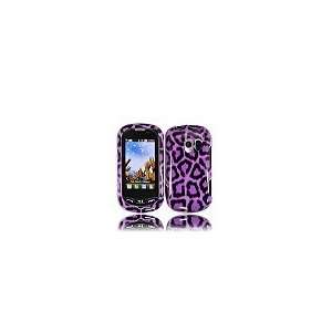  Lg Extravert VN271 Purple leopard Cell Phone Snap on Cover 