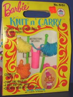 MOD Barbie Doll KNIT N CARRY Kit HG Toys 1971 NRFB HTF  