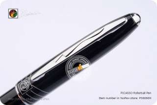 Picasso PS606 Rollerball Pen Lacquered Black Barrel NEW  
