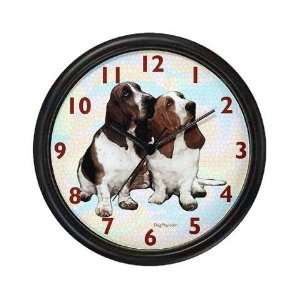  Bassett Hound Pets Wall Clock by CafePress: Home & Kitchen