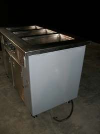 Delfield KH3 3 well portable steam table  
