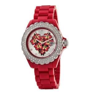  Ladies Designers Roxxy Red Watch Jewelry