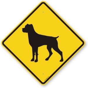  Rottweiler Symbol Engineer Grade Sign, 24 x 24 Office 