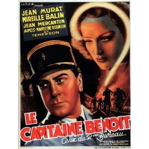 Le capitaine Benoit Poster Movie French (27 x 40 Inches   69cm x 102cm 