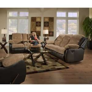  Simmons Upholstery Berkley Double Motion Console Loveseat 