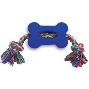   Pooch Pull Toy w/ Multi colored Cotton Rope (Medium)