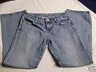 Womens HOLLISTER Flare Low rise JEANS 7 34 inseam  
