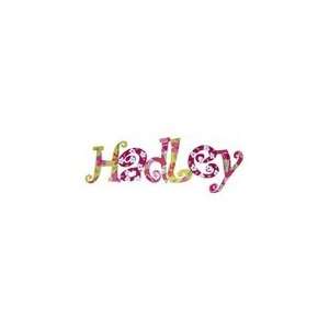  Pink Painted Posies Wooden Wall Letters: Baby