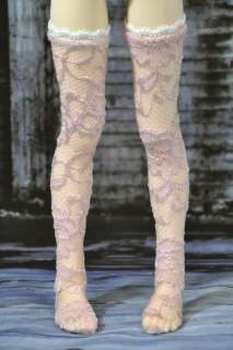 Pink lace stockings Minifee Unoa Narae MSD Dollfie BJD  