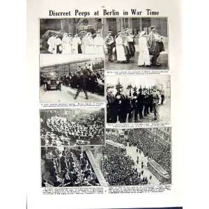  1914 15 WORLD WAR WOMEN BERLIN SOLDIERS NURSES MUSIC: Home 