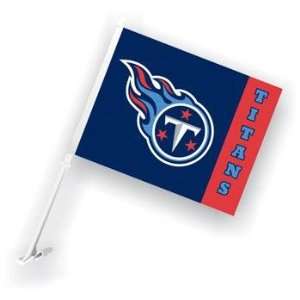   : Tennessee Titans NFL Car Flag With Wall Brackett: Sports & Outdoors