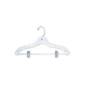   White 17 Combination Hanger w/Clips [ Bundle of 25 ]