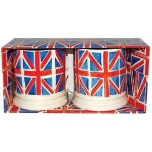 Emma Bridgewater Pottery Union Jack 1/2 Pint Mugs Boxed (2):  