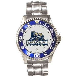 Brigham Young University BYU Cougars Mens Competitor Stainless Steel 