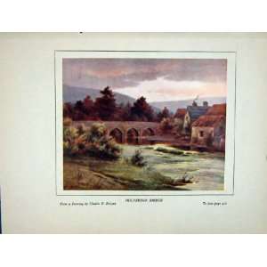    1930 Lorna Doone Dulverton Bridge River Brittan: Home & Kitchen
