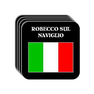  Italy   ROBECCO SUL NAVIGLIO Set of 4 Mini Mousepad 