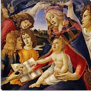  The Madonna of The Magnificat by Botticelli Sandro Canvas 