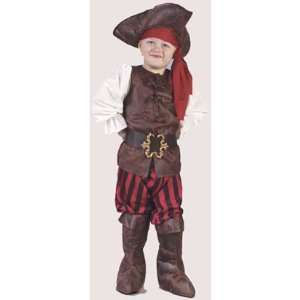  High Seas Buccaneer Costume Toddler Boy   Toddler 3 4T 
