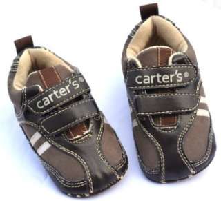 Dark brown new infants toddler baby boy walking shoes size 2 3 4 