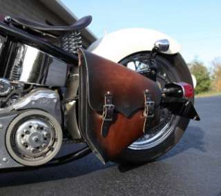 Harley Tool Hardtail Saddle Bag Black Motorcycle Bag 2  