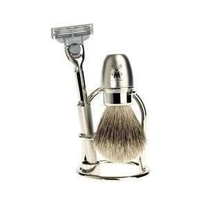  Muehle Nickel Plated 3 Part Shave Kit Health & Personal 