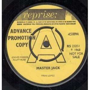   MASTER JACK 7 INCH (7 VINYL 45) UK REPRISE 1968 TRINI LOPEZ Music