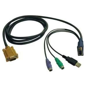    Selected 6ft USB/PS2 KVM Cable Kit By Tripp Lite: Electronics