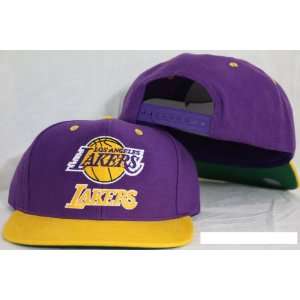 Los Angeles Lakers Snapback Purple / Gold Two Tone Adjustable Plastic 