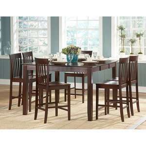  Homelegance Tully Rectangular 5 Piece Counter Height Table 