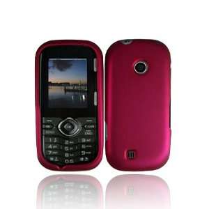  LG VN251 Cosmos 2 Rubberized Shield Hard Case   Rose Pink 