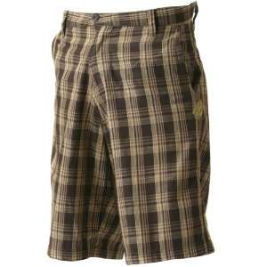  Fly Racing Swank Mens Short Casual Pant   Plaid / Size 28 