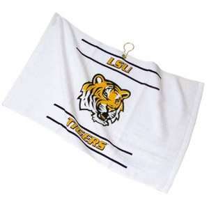   LSU Fighting Tigers NCAA Printed Hemmed Golf Towel: Sports & Outdoors