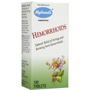  Hylands Hemorrhoids Tablets 100 ct (Quantity of 4 
