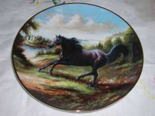 FRANKLIN MINT ROYAL DOULTON FREE AS THE WIND PLATE  