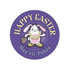  Aloha Easter Bunny Label w/ Hawaiian Wording for Happy Easter 