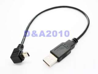 USB 2.0 A male plug to UP angled 90 degree Mini USB 5P 5Pin short 