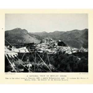  1929 Print Moulay Idriss Morocco Cityscape Historic Image 